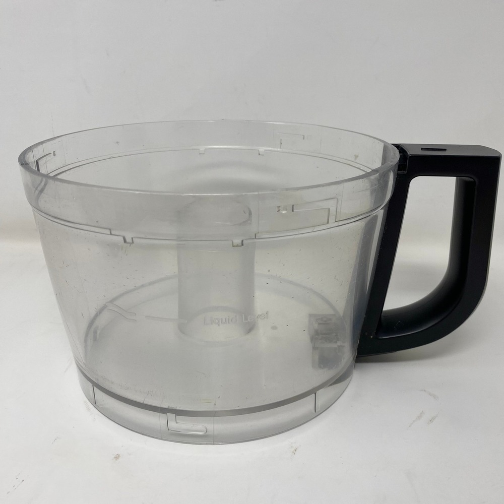 KitchenAid KFP0922 Food Processor Replacement Work Bowl 7.5in Clear Black Handle